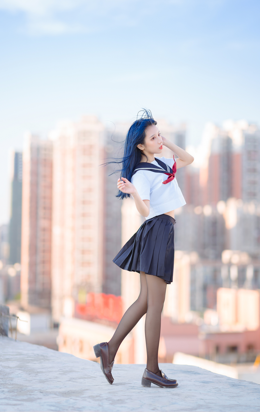 图片[2]-果咩酱w《JK制服》清新动人，唯美少女风心动必点！-爱看兔