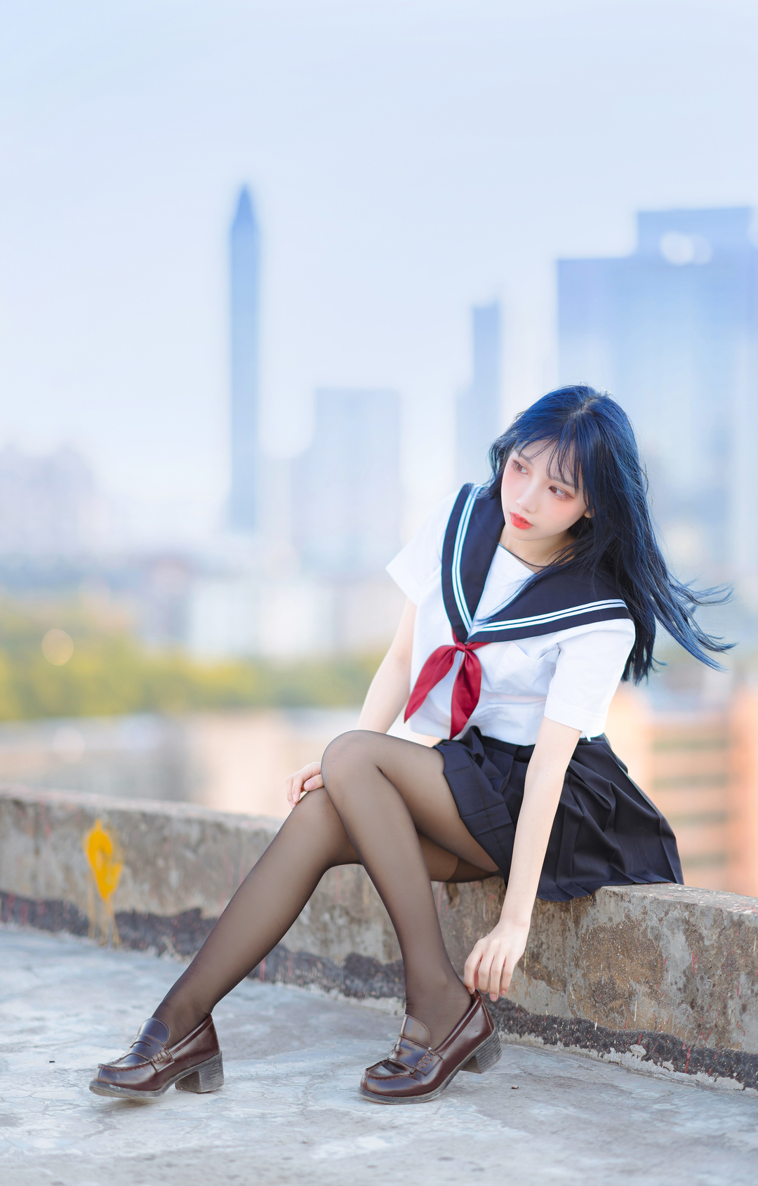 图片[5]-果咩酱w《JK制服》清新动人，唯美少女风心动必点！-爱看兔